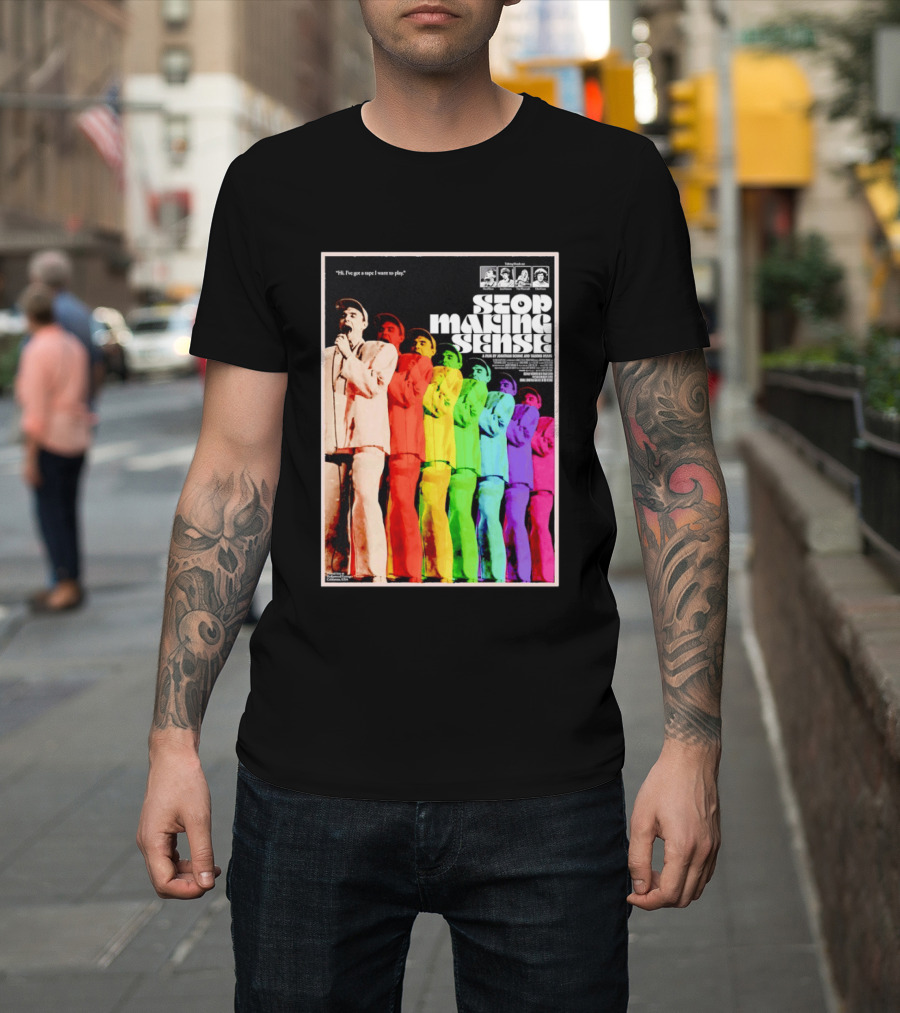 Stop Making Sense Rainbow Concert Film T-Shirt