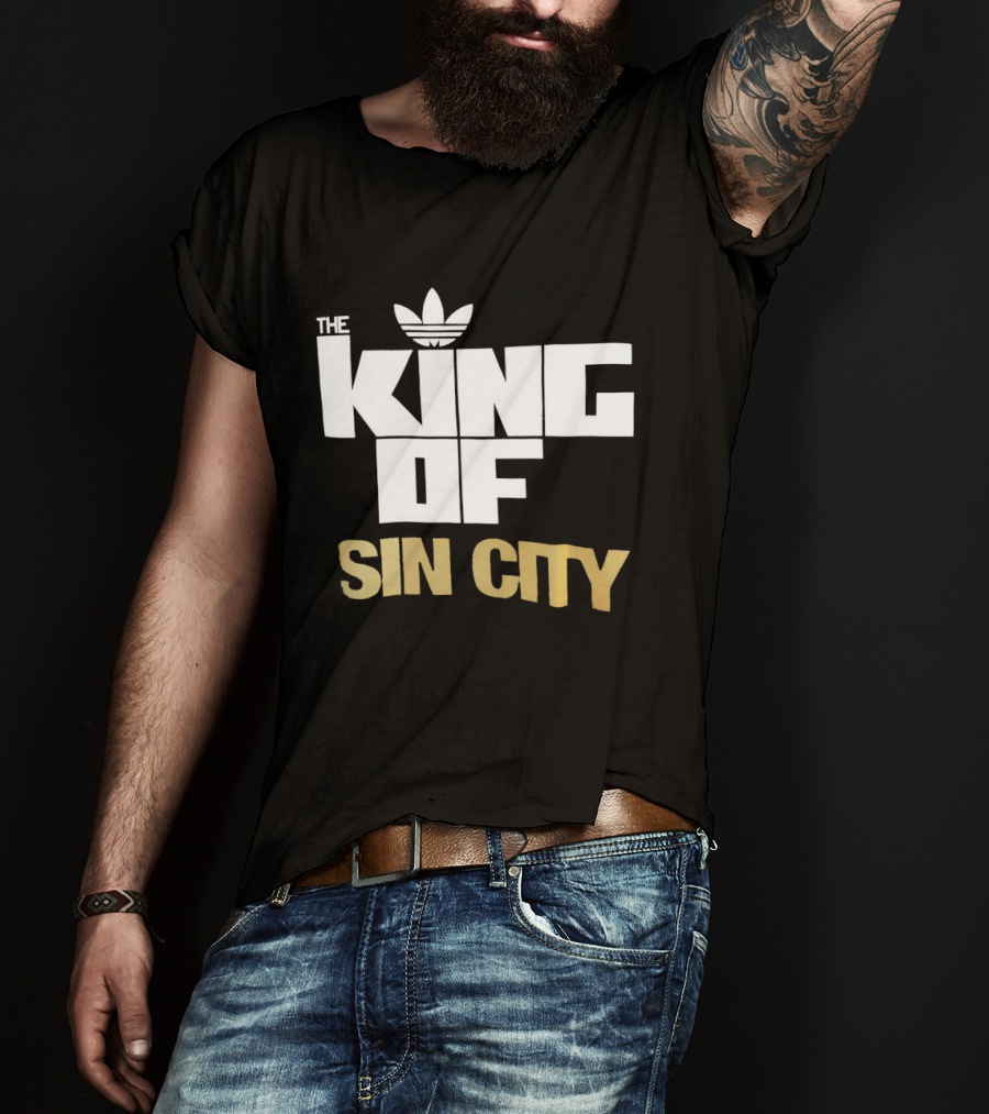 The King Of Sin City Adidas Trefoil T-Shirt