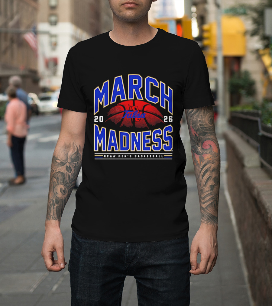 Tulsa March Madness 2026 NCAA Men's Basketball T-Shirt