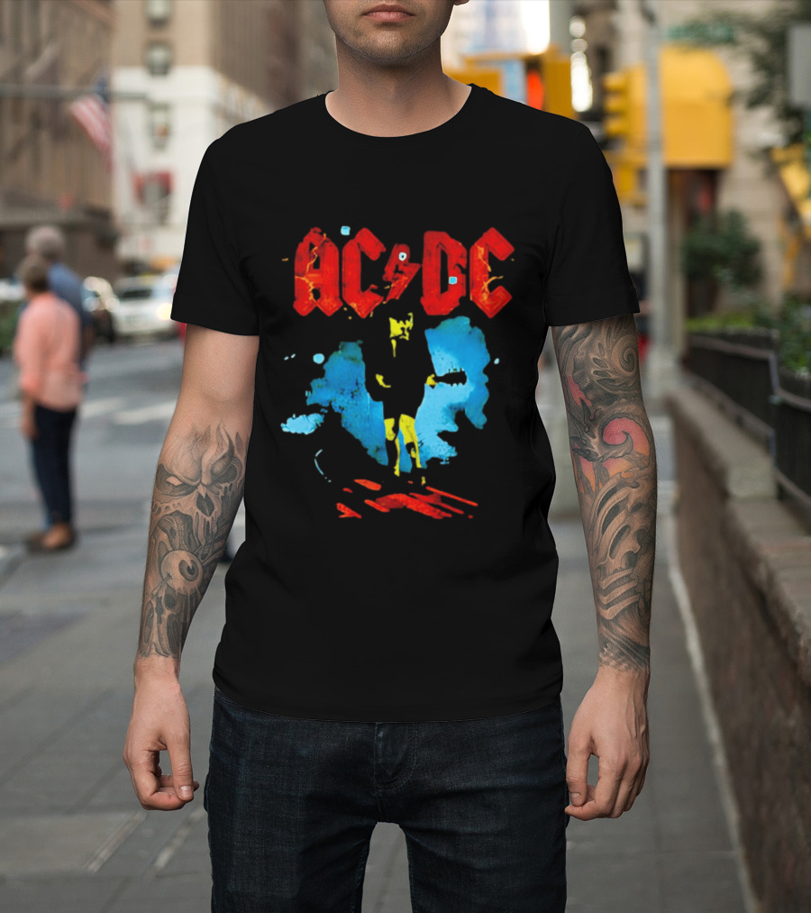 ACDC Angus Young on Stage Rock Legend T-Shirt