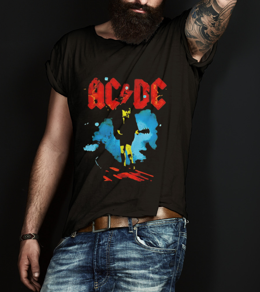 ACDC Angus Young On Stage Rock Legend T-Shirt
