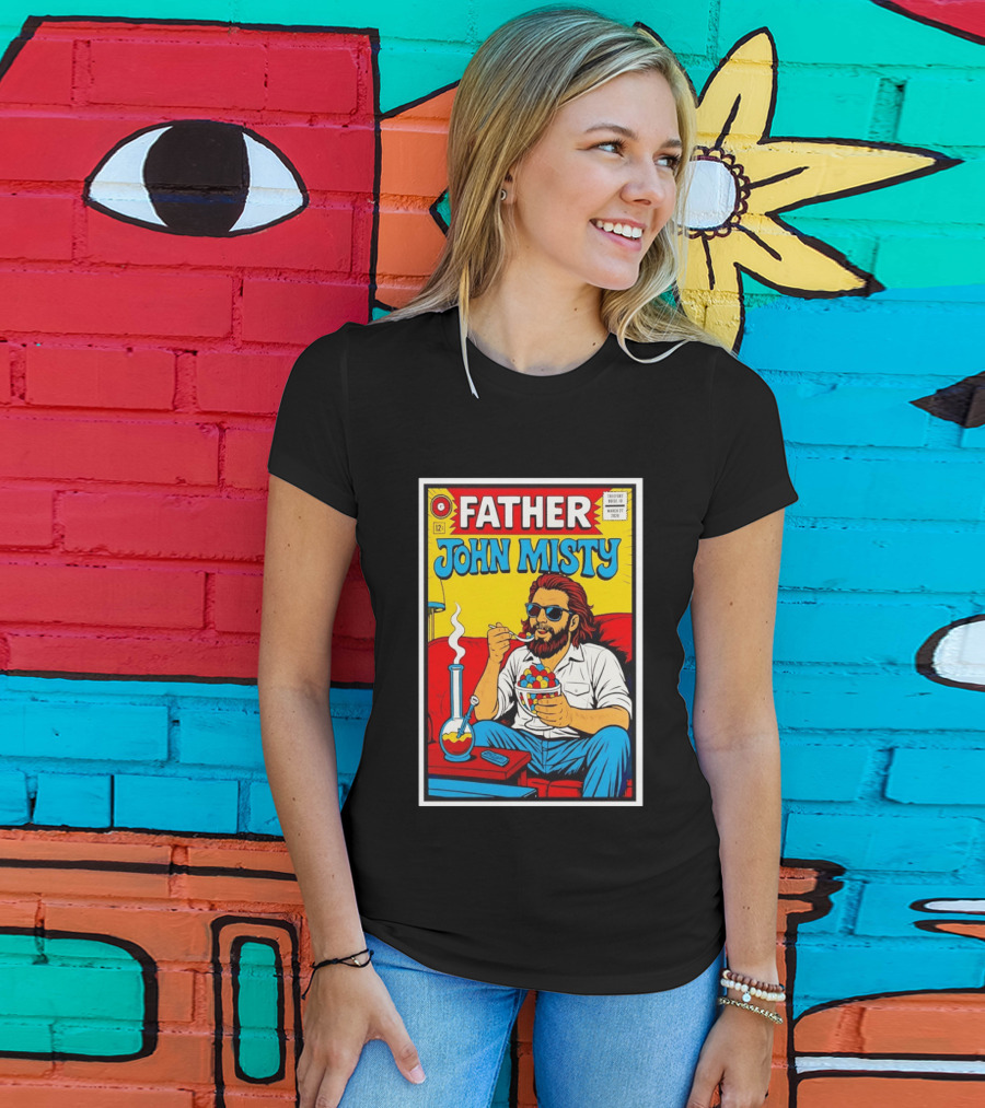 Father John Misty Trefort Music Hall March 27 2026 Comic T-Shirt