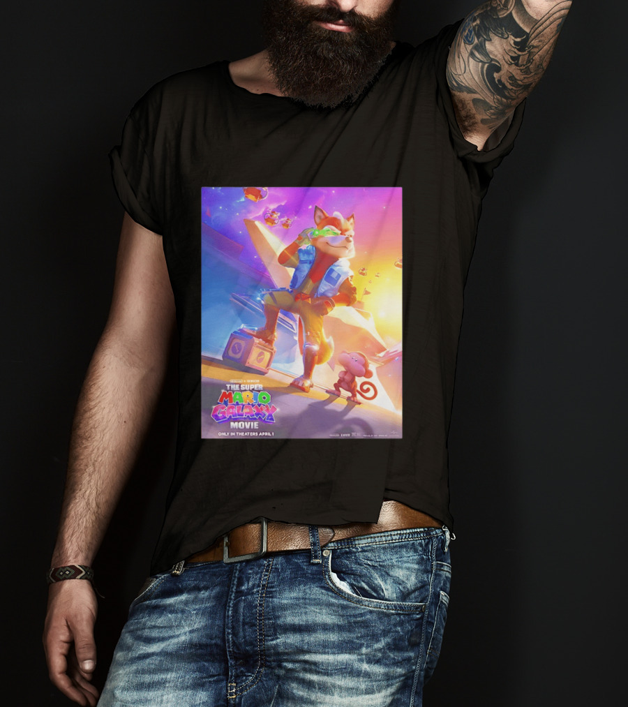 The Super Mario Galaxy Movie Featuring Fox McCloud Teaser T-Shirt