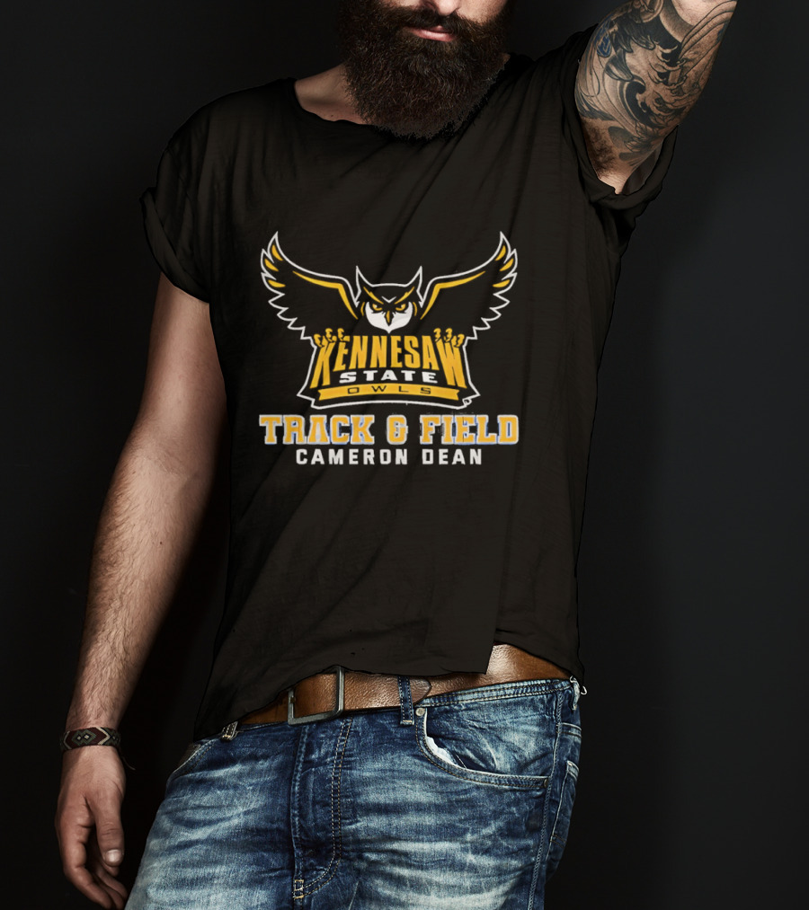 Kennesaw State Owls Track And Field Cameron Dean University Sports Gear T-Shirt