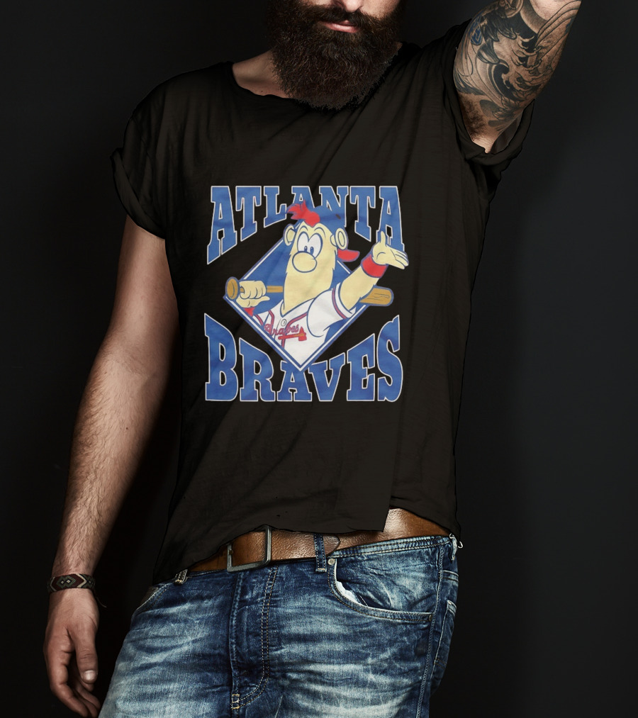 Atlanta Braves Blooper MLB Baseball T-Shirt