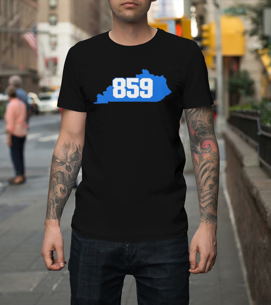 Kentucky Bluegrass Region 859 Area Code T-Shirt