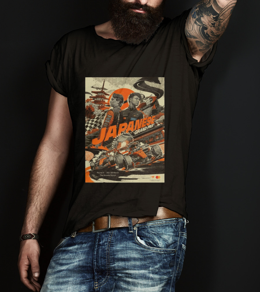 McLaren Mastercard Formula 1 Team Japanese Grand Prix 2026 Suzuka Circuit March 26 29 T-Shirt