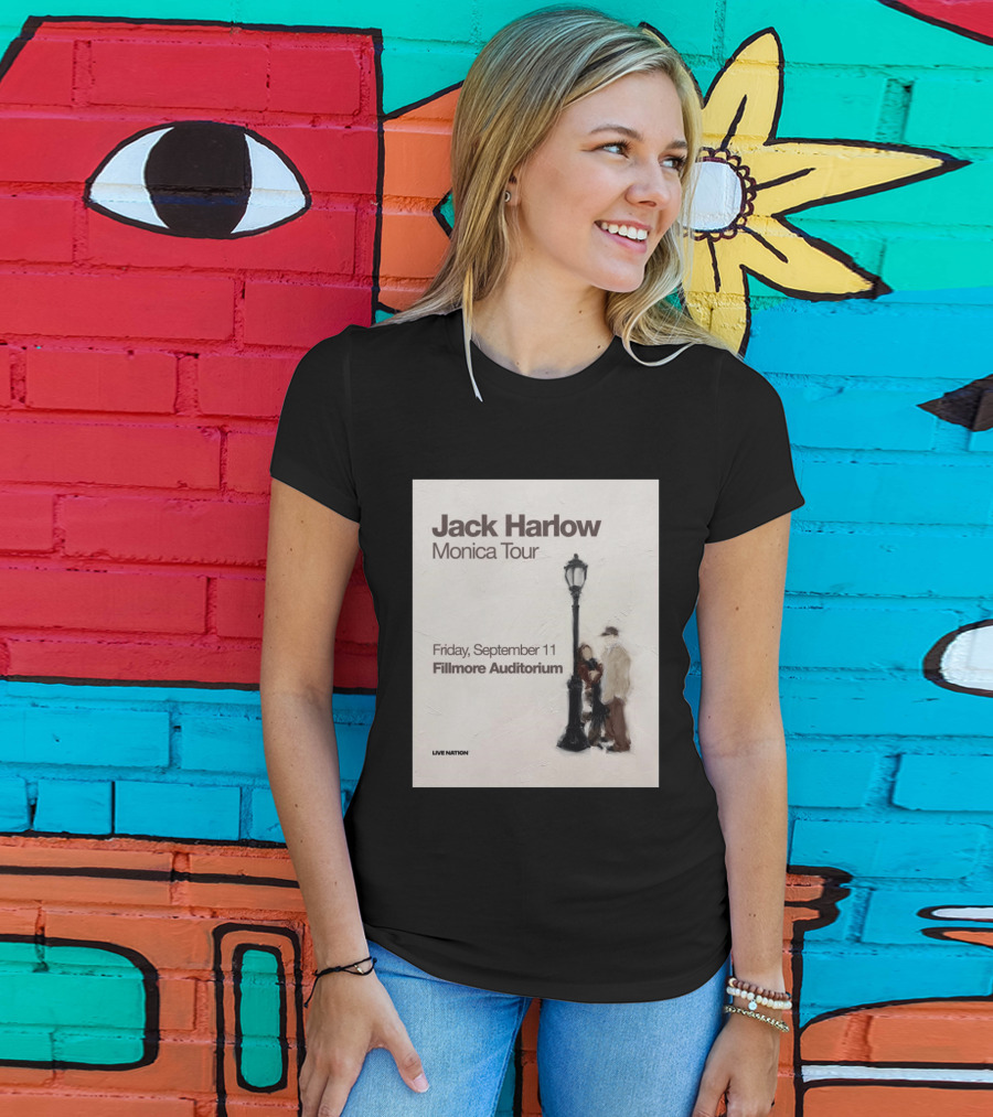 Jack Harlow Monica Tour Fillmore Auditorium Friday September 11 Live Nation T-Shirt