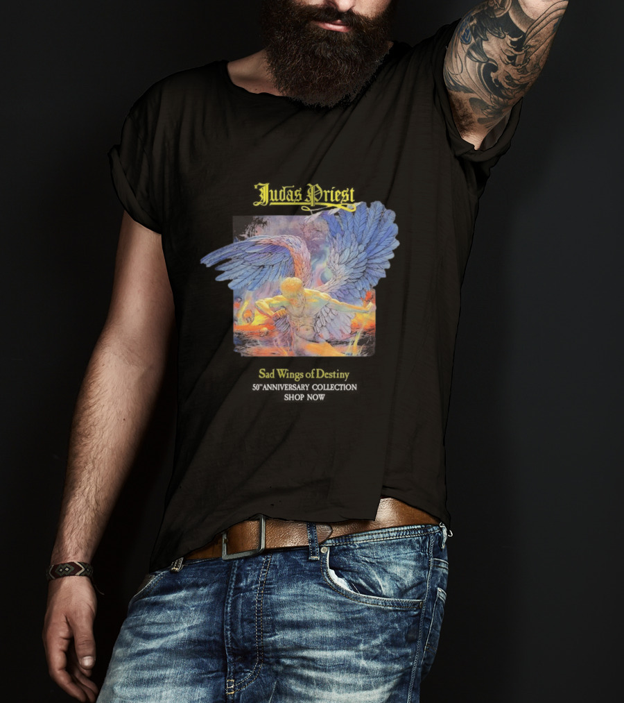 Judas Priest Sad Wings Of Destiny 50th Anniversary Collection T-Shirt