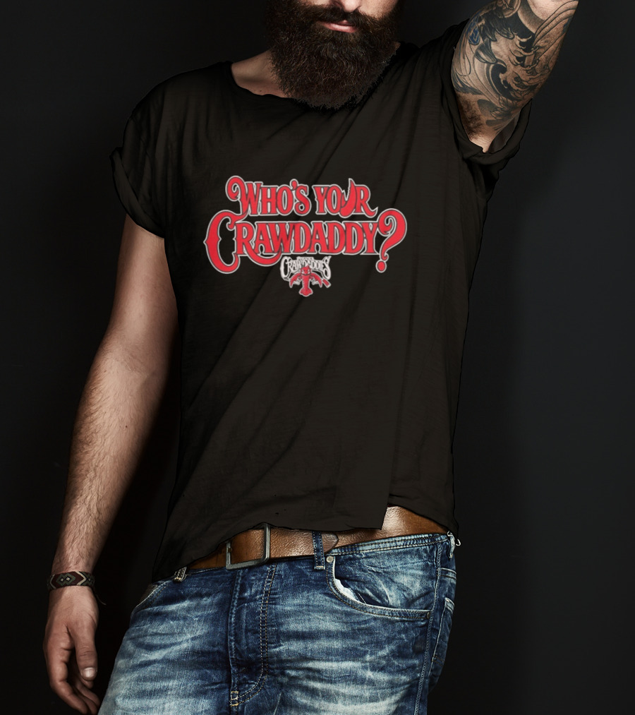 Pensacola Ice Flyers Who's Your Crawdaddy Red Crawfish T-Shirt