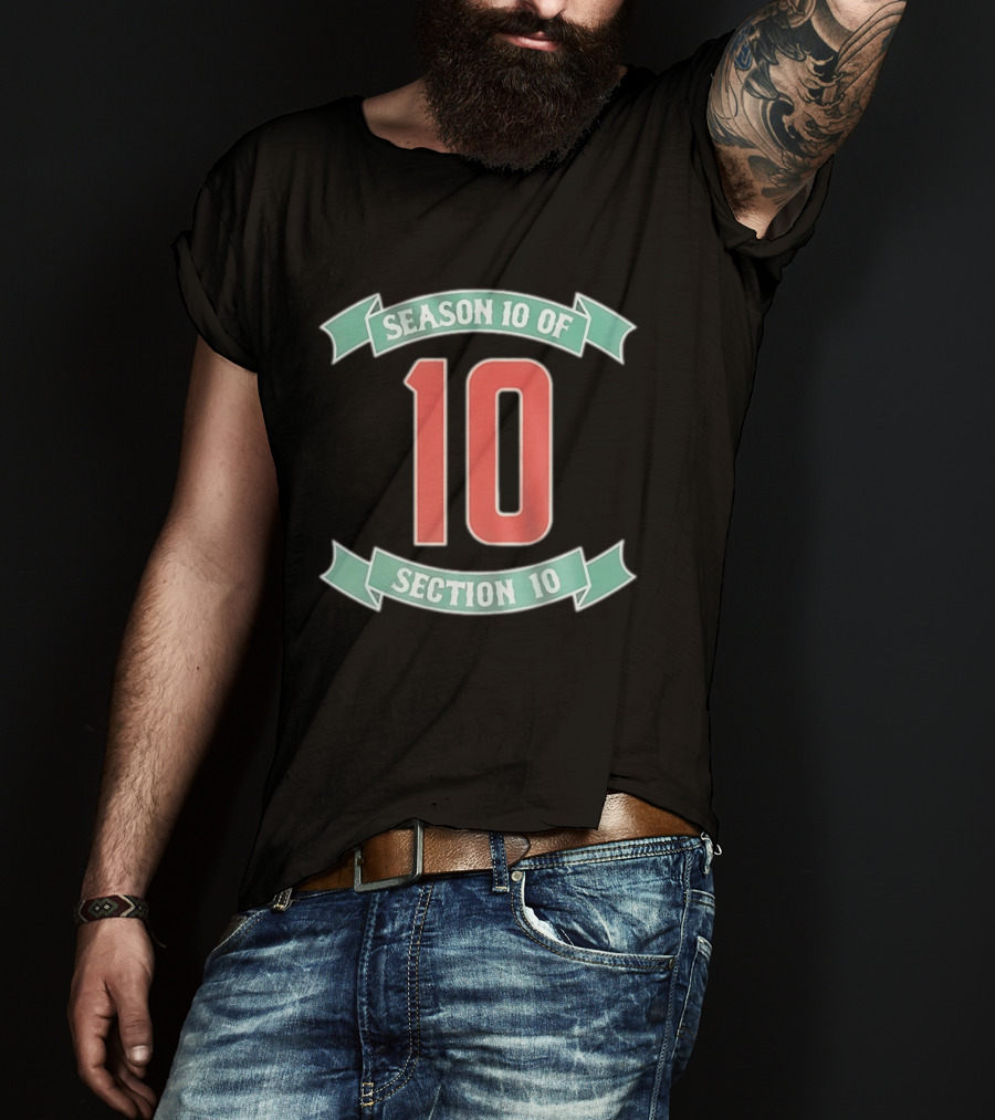 Season 10 Of Section 10 Retro Banner T-Shirt