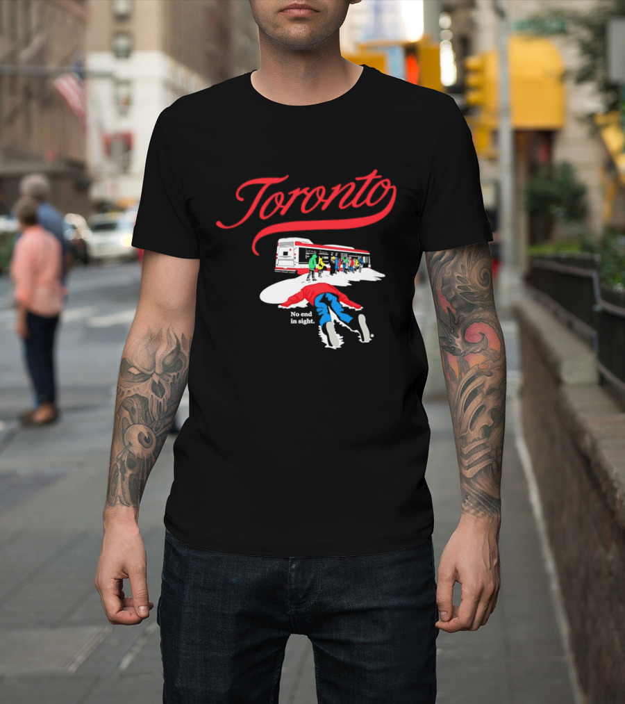 Toronto Transit Commission Bus No End In Sight T-Shirt