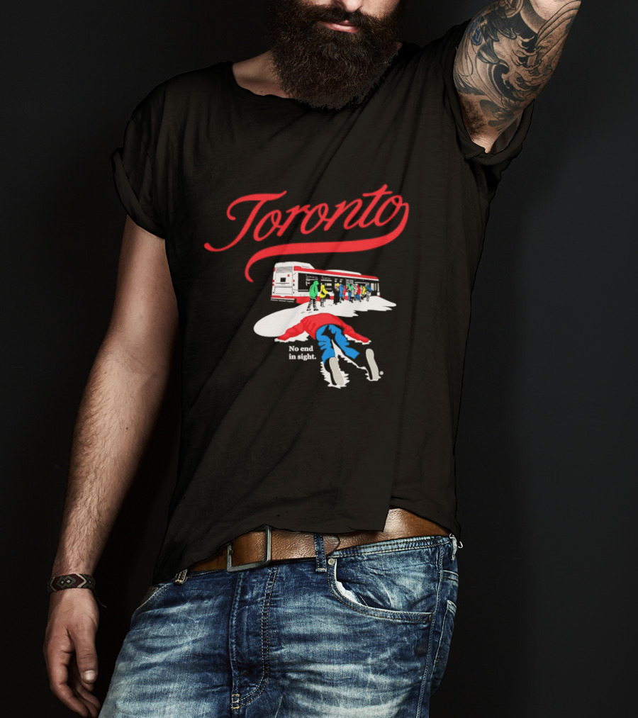 Toronto Transit Commission Bus No End In Sight T-Shirt