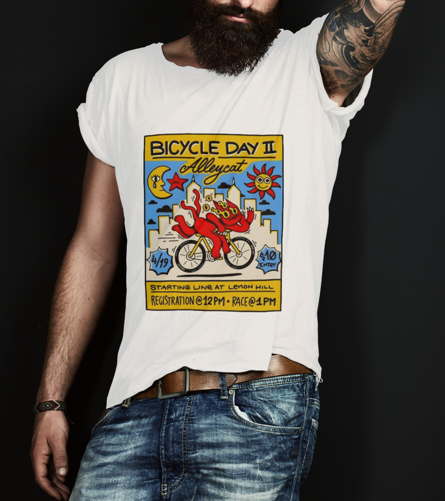 Bicycle Day II Alleycat Race Lemon Hill 4/19 Registration 12 PM Race 1 PM T-Shirt