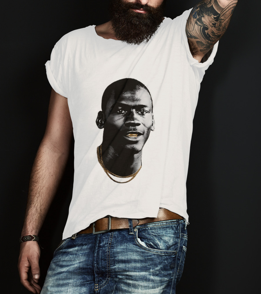 Michael JD Gold Teeth Grill Face T-Shirt