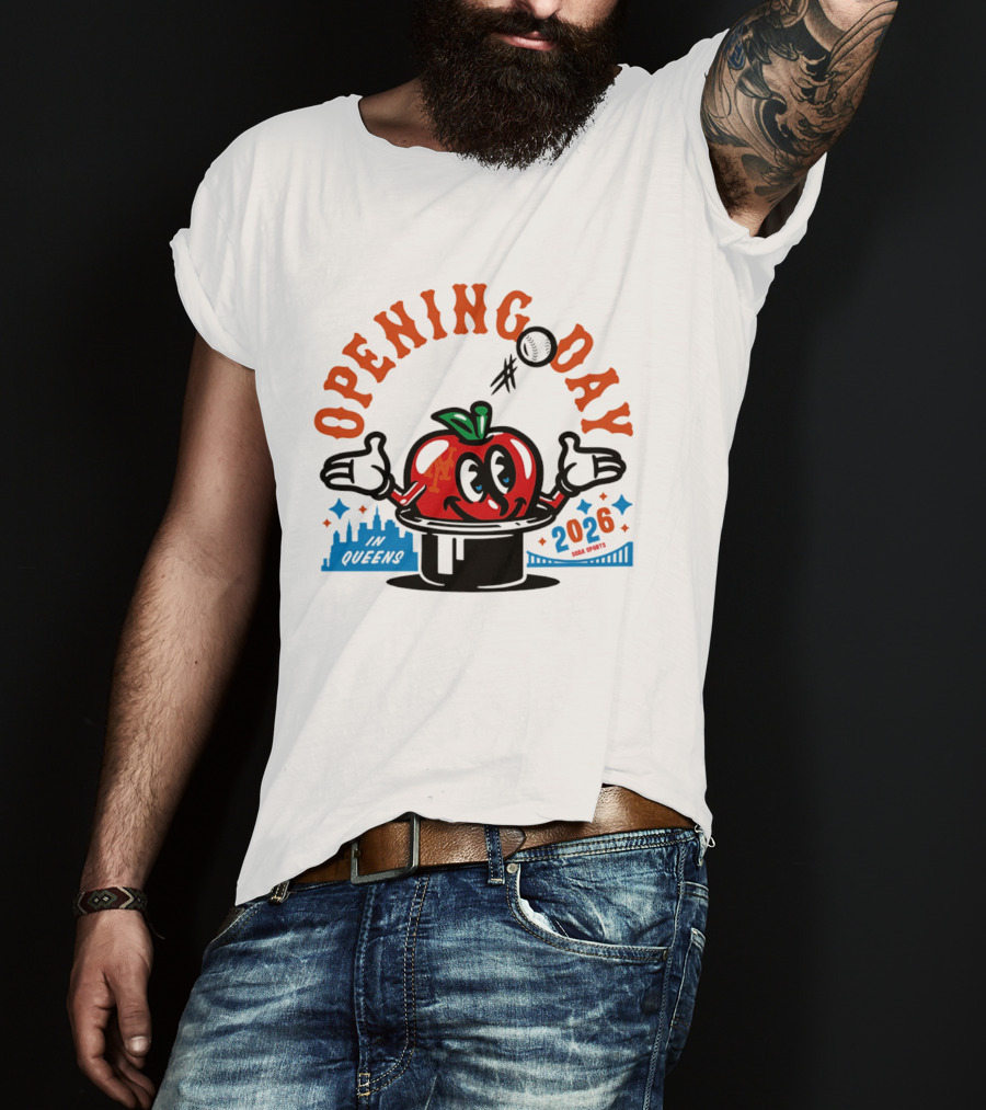 New York Mets Opening Day 2026 Queens Baseball T-Shirt