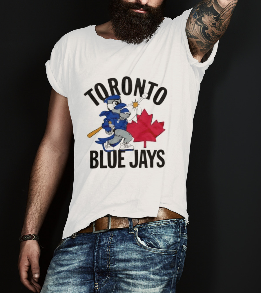 Toronto Blue Jays Baseball Maple Leaf T-Shirt