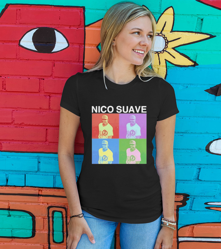 Nico Hoerner Nico Suave Chicago Cubs Player Number 2 Pop T-Shirt
