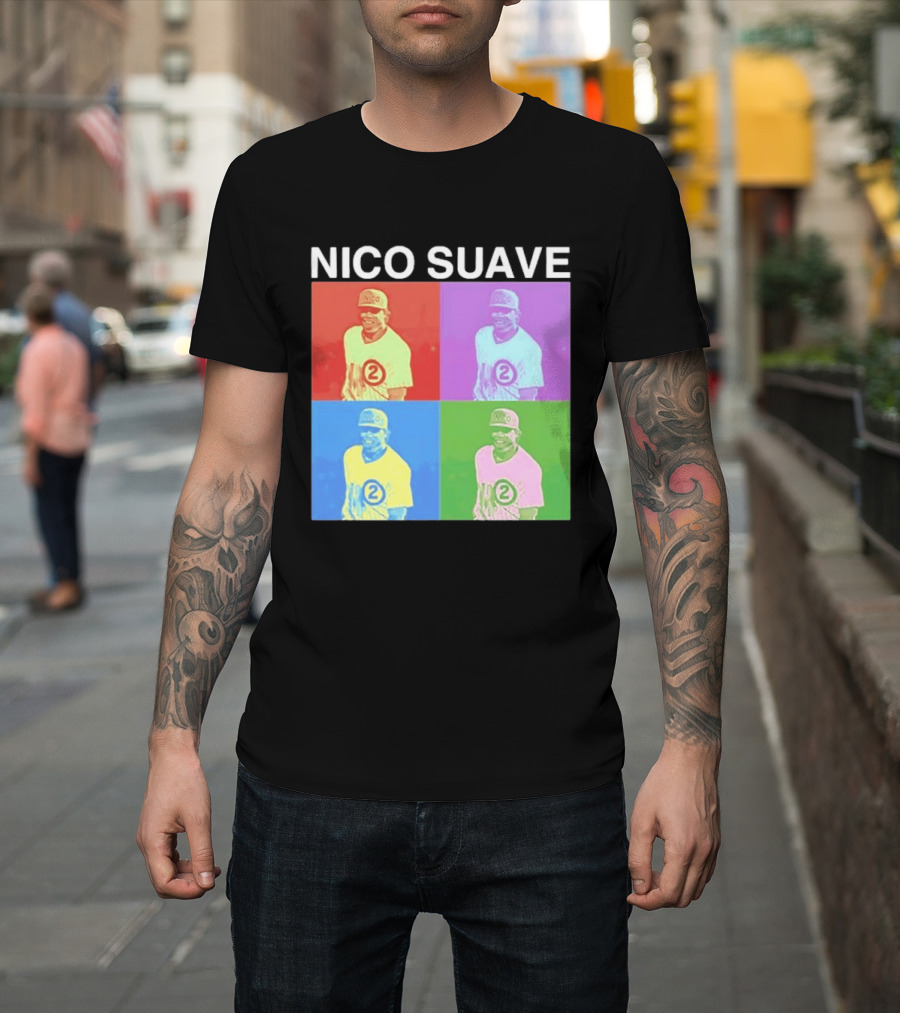 Nico Hoerner Nico Suave Chicago Cubs Player Number 2 Pop T-Shirt