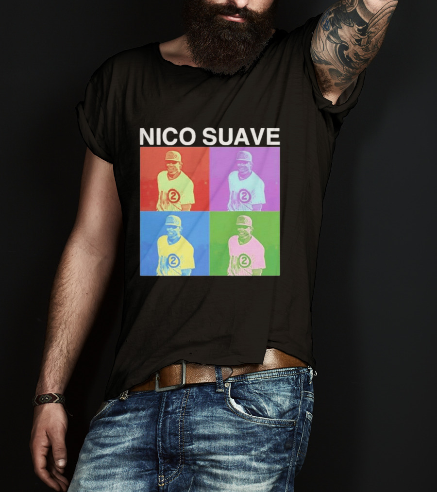Nico Hoerner Nico Suave Chicago Cubs Player Number 2 Pop T-Shirt