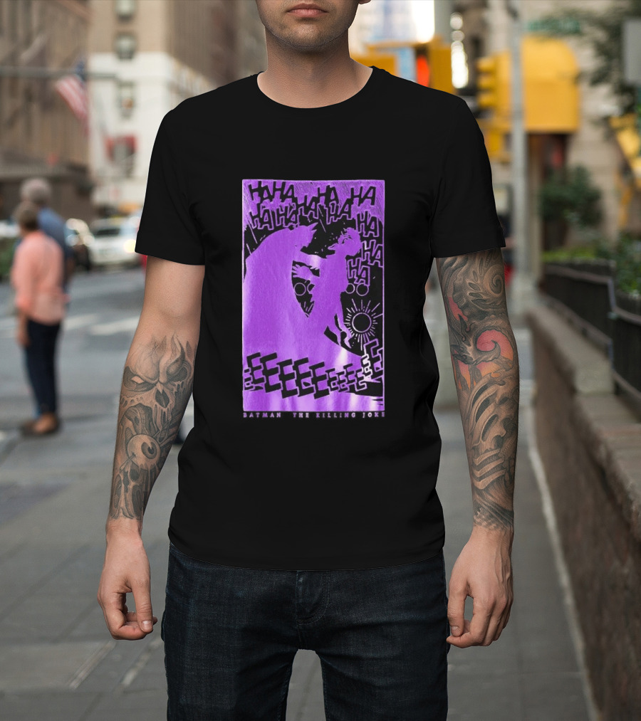 OVO X Batman X The Joker The Killing Joke Deluxe HAHAHA EEEEE T-Shirt