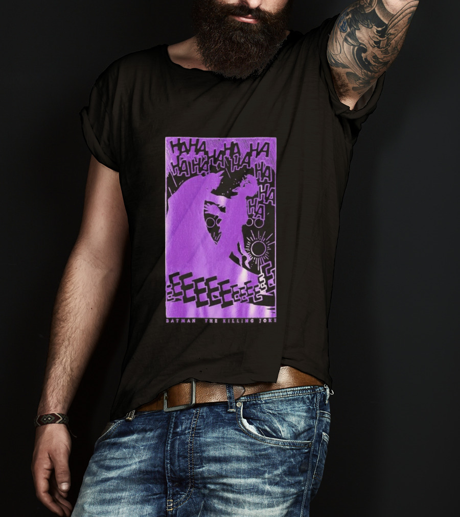 OVO X Batman X The Joker The Killing Joke Deluxe HAHAHA EEEEE T-Shirt