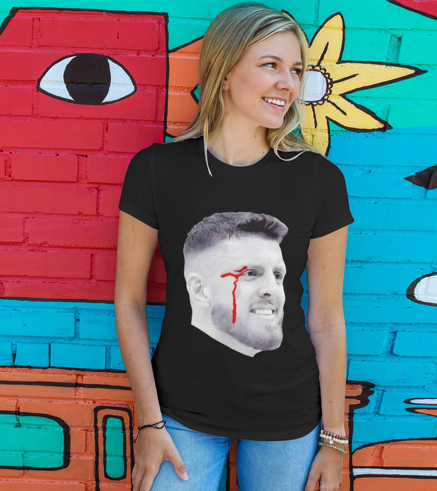 Isaiah Hartenstein IHart Bighead Bloody Face T-Shirt