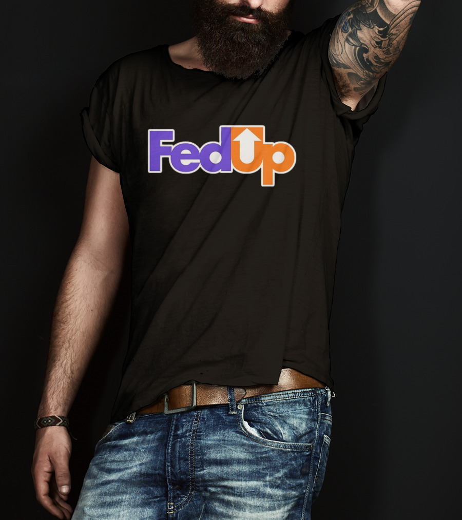 Fed Up Arrow Logo Spoof T-Shirt