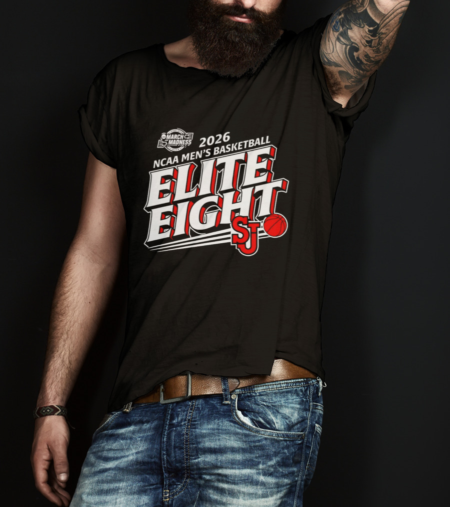 2026 NCAA Men's Basketball Elite Eight SJU T-Shirt