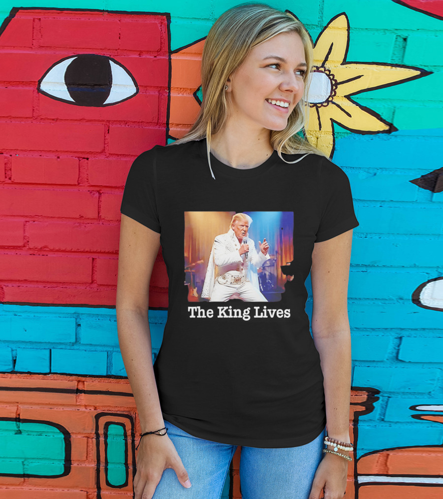 The King Lives Trump Trump Elvis Presley Performance T-Shirt