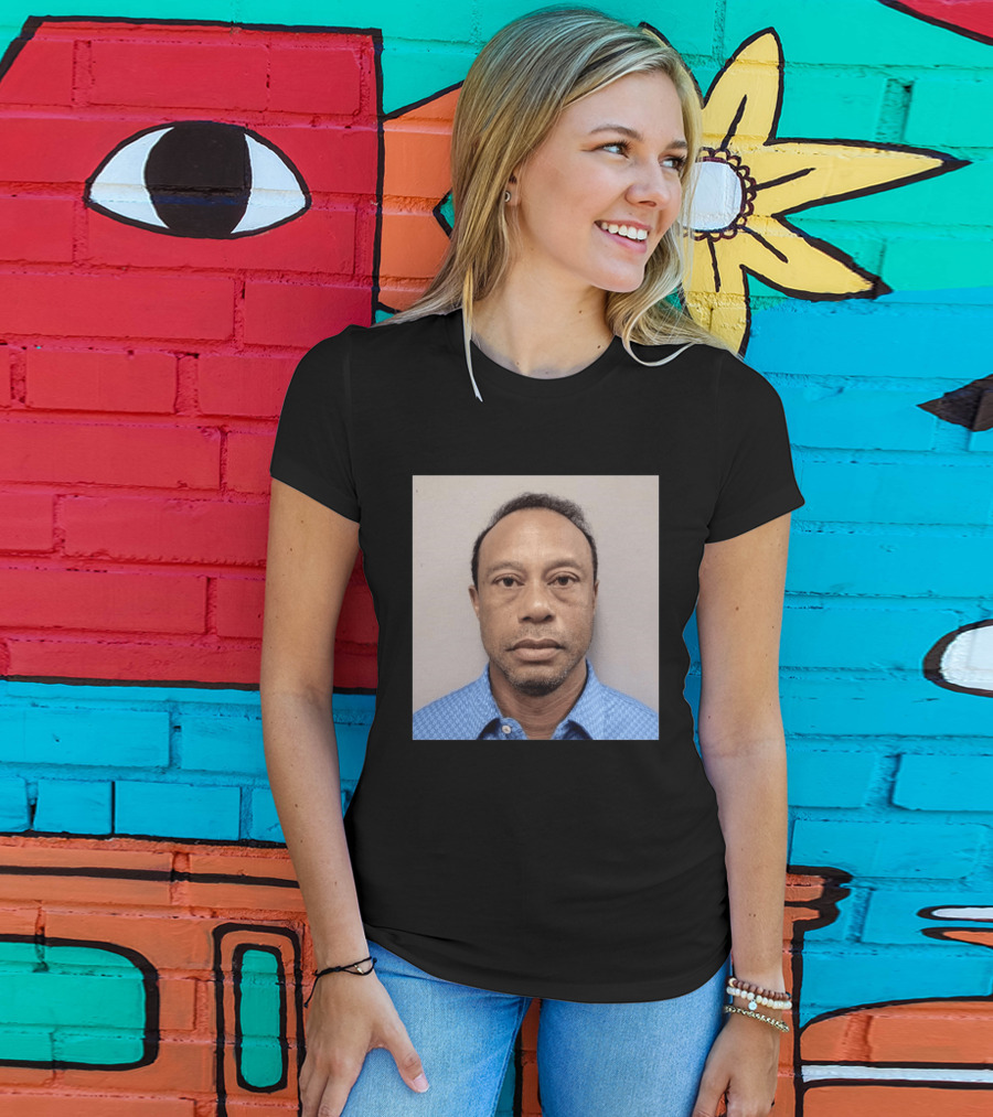 Tiger Woods Shot Released DUI Arrest Photo T-Shirt