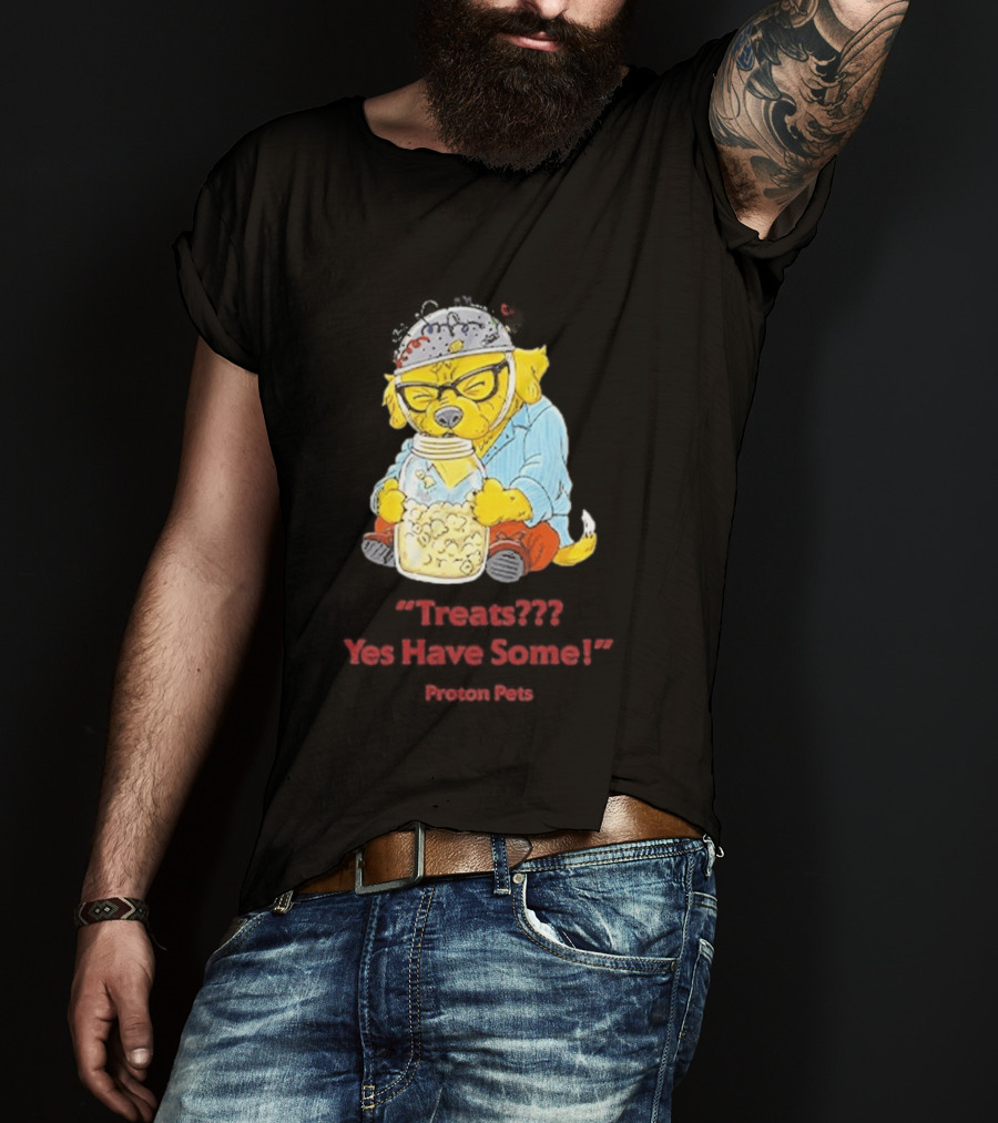 Golden Pup Yes Have Some Proton Pets Snacks T-Shirt
