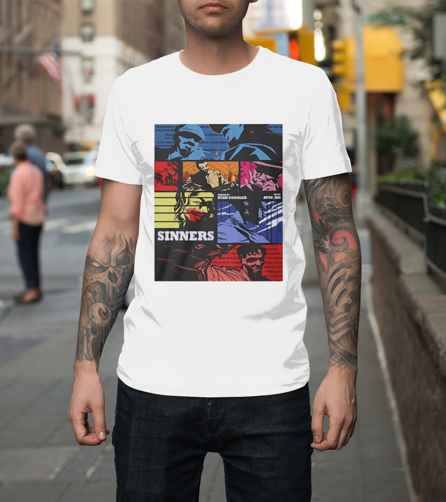 Sinners Ryan Coogler Cowboy Bebop Art by AFS BM T-Shirt