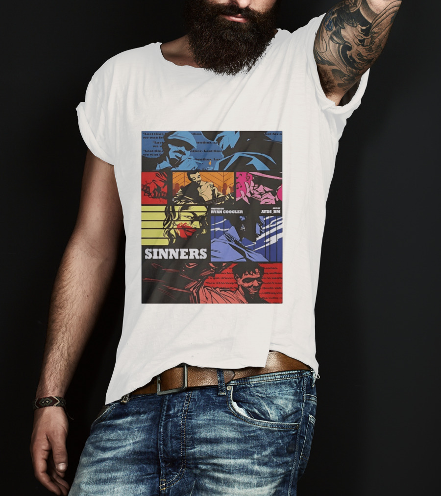 Sinners Ryan Coogler Cowboy Bebop Art By AFS BM T-Shirt
