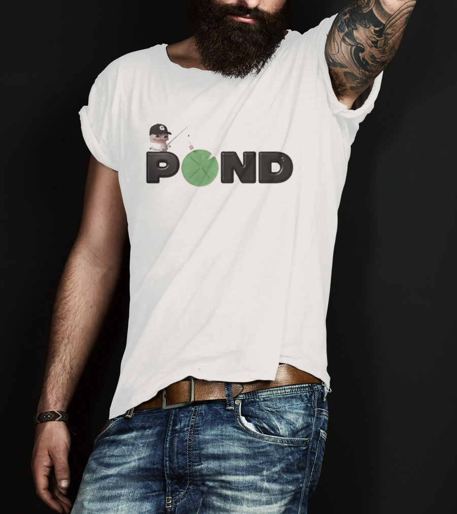 Pond0x Project Fishing Character With Lily Pad Letter O T-Shirt