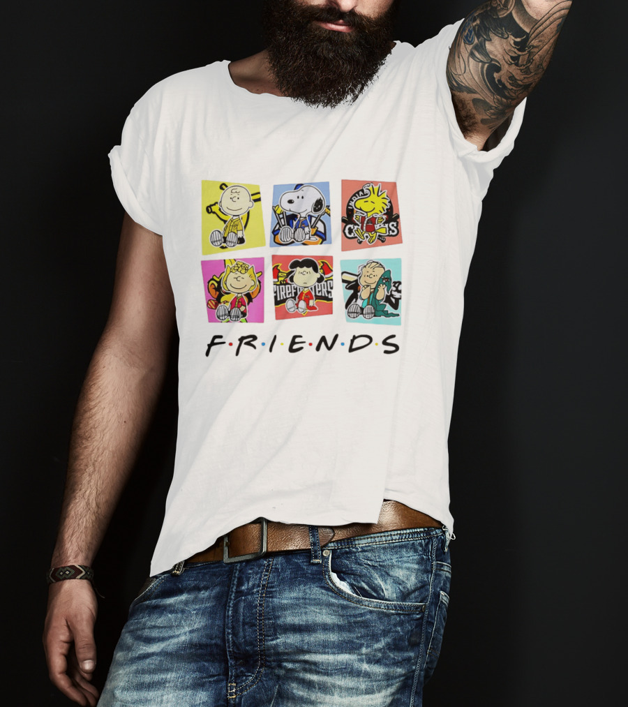 Savannah Bananas Ball Friends Characters Peanuets Firefighters Crocs T-Shirt