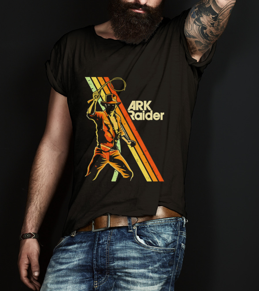 Indiana Jones Ark Raider Retro Whip Adventure T-Shirt