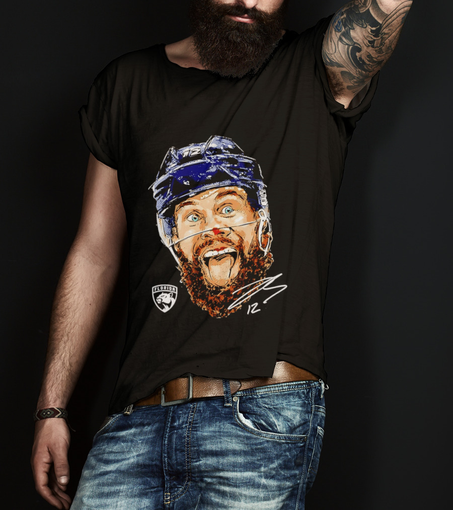 Florida Panthers Hockey Jonah Gadjovich Enthusiastic Expression T-Shirt