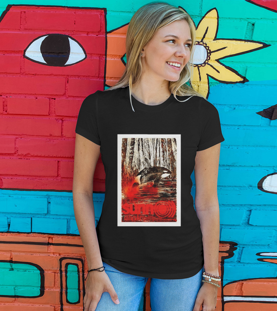 Sunn O Tour 2026 Orca Geary Theatre San Francisco Concert T-Shirt