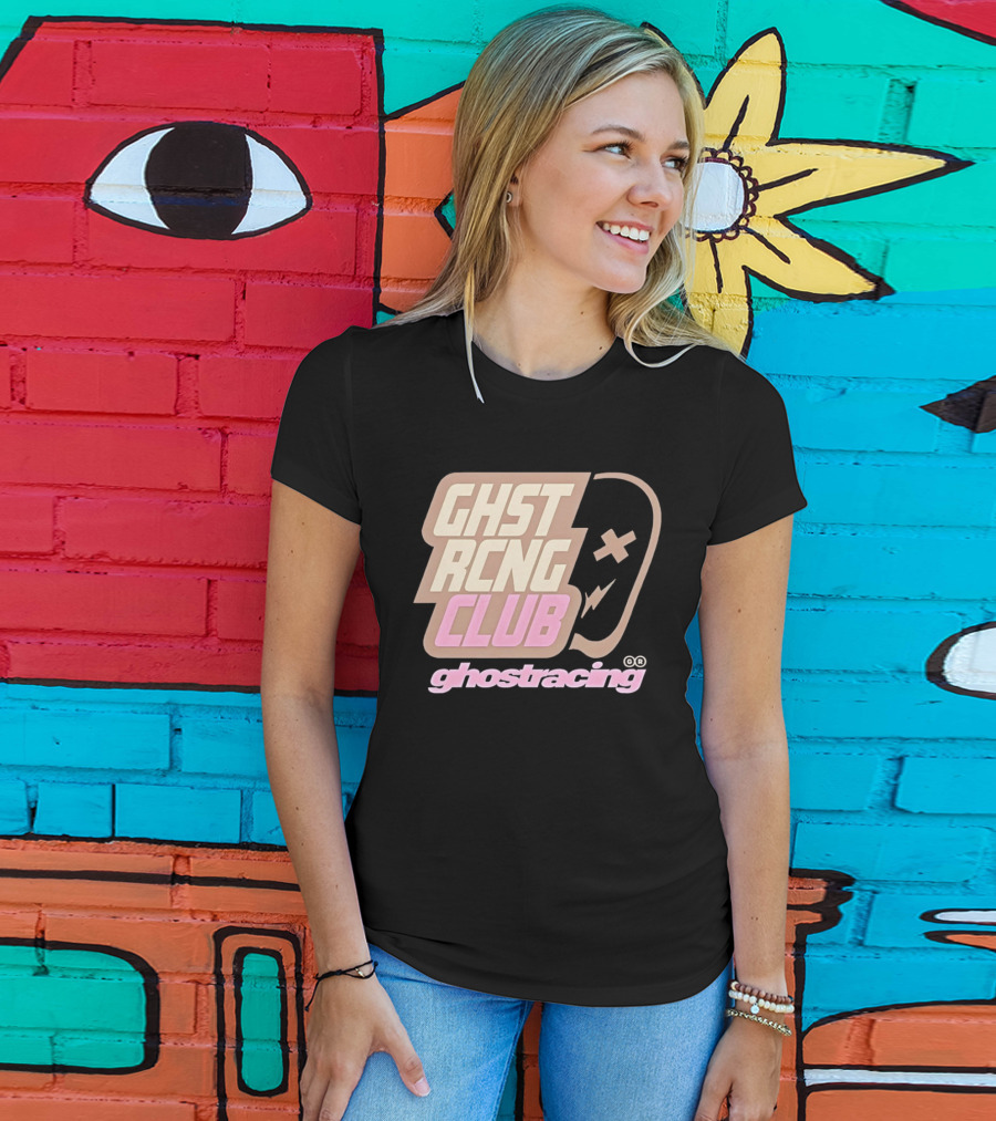 Ghost Racing Club Ghostracing Ghost Tracing Travis Pbc T-Shirt
