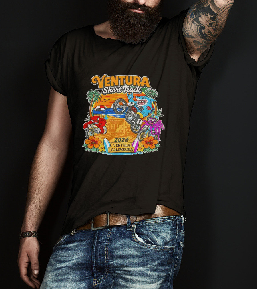 Ventura Short Track 2026 California Adventure Racing Event Ryder Cup T-Shirt