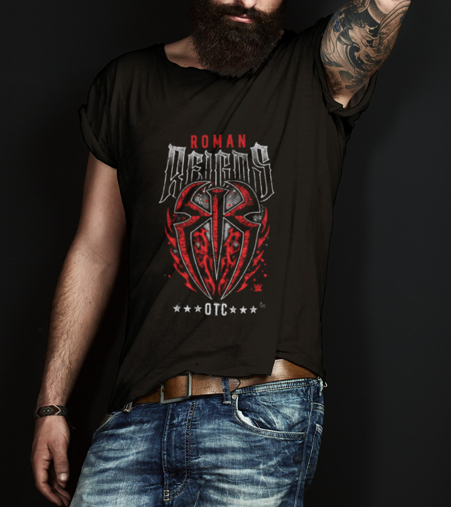 Roman Reigns Astros OTC WWE T-Shirt