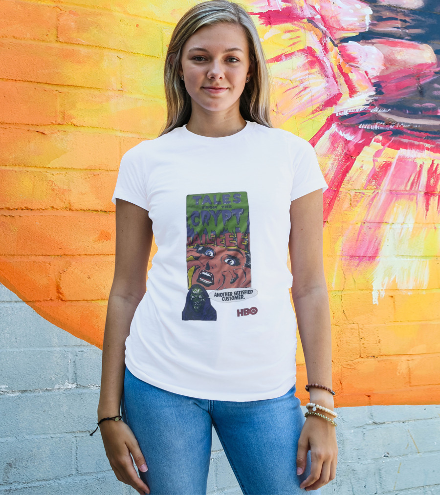 Tales From The Crypt Aaileee Another Satisfied Customer HBO T-Shirt