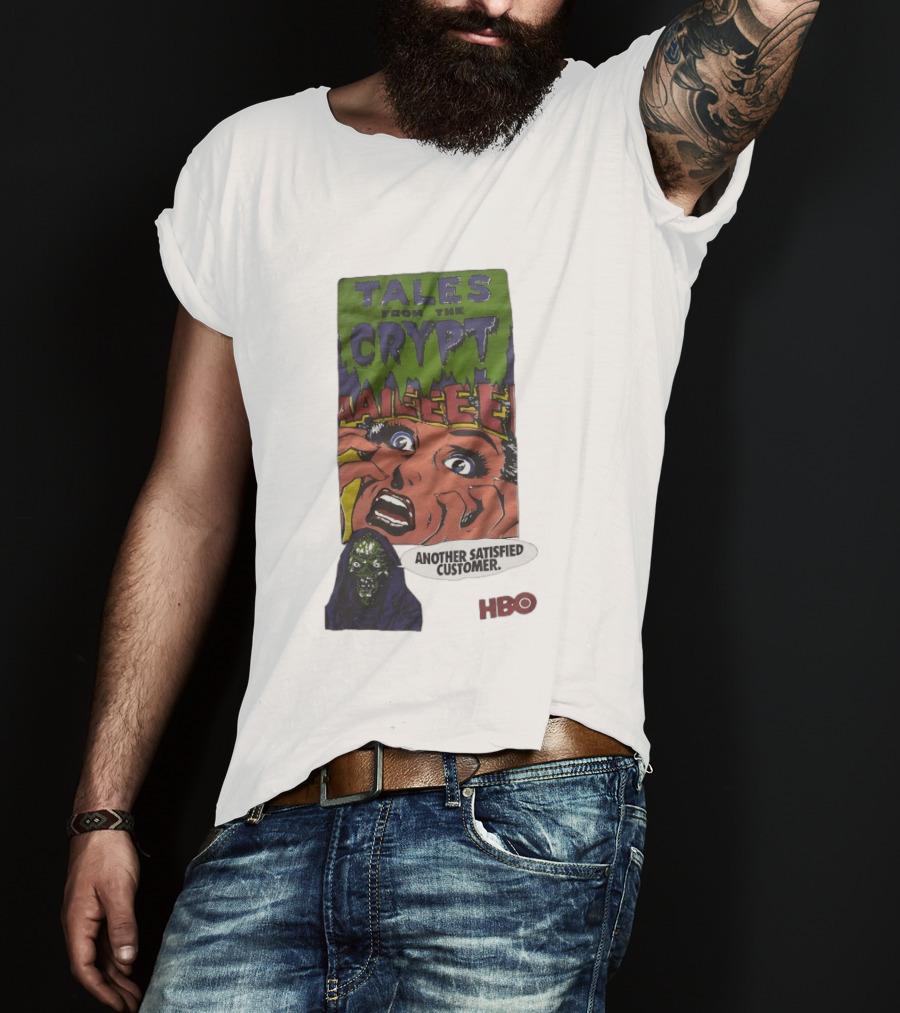 Tales From The Crypt Aaileee Another Satisfied Customer HBO T-Shirt