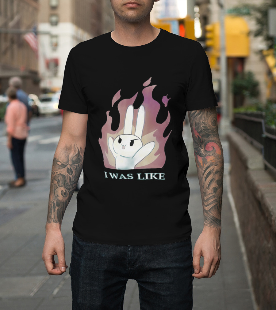 I Was Like Fire Bunny In Flames T-Shirt