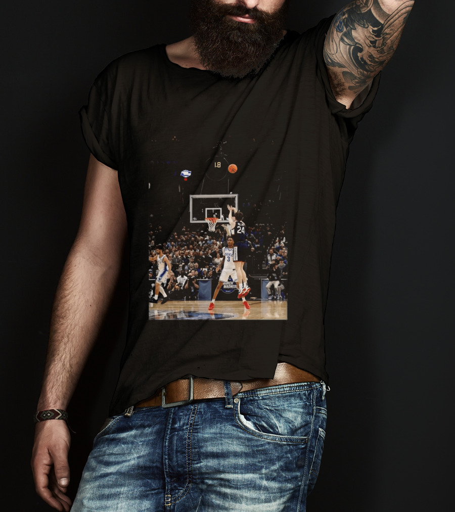 Braylon Mullins Last Second Victory Shot UConn Vs Duke NCAA March Madness 2026 T-Shirt