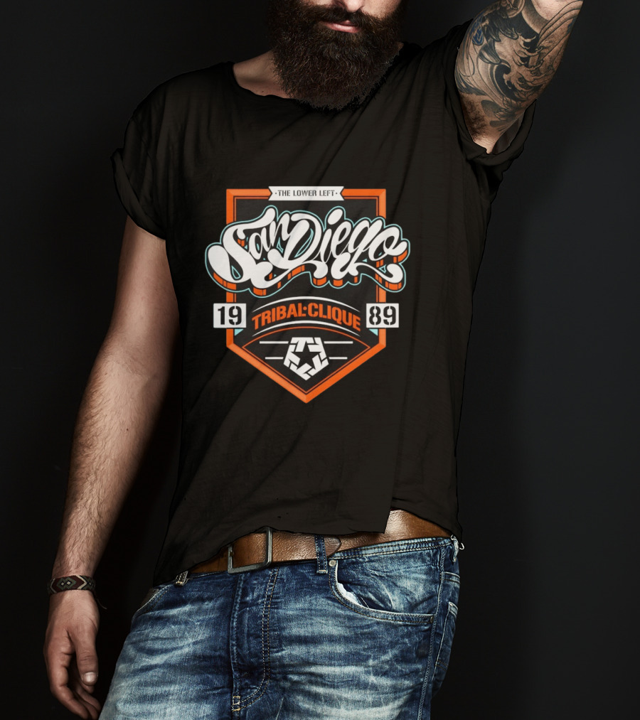 San Diego Tribal Clique 1989 The Lower Left T-Shirt