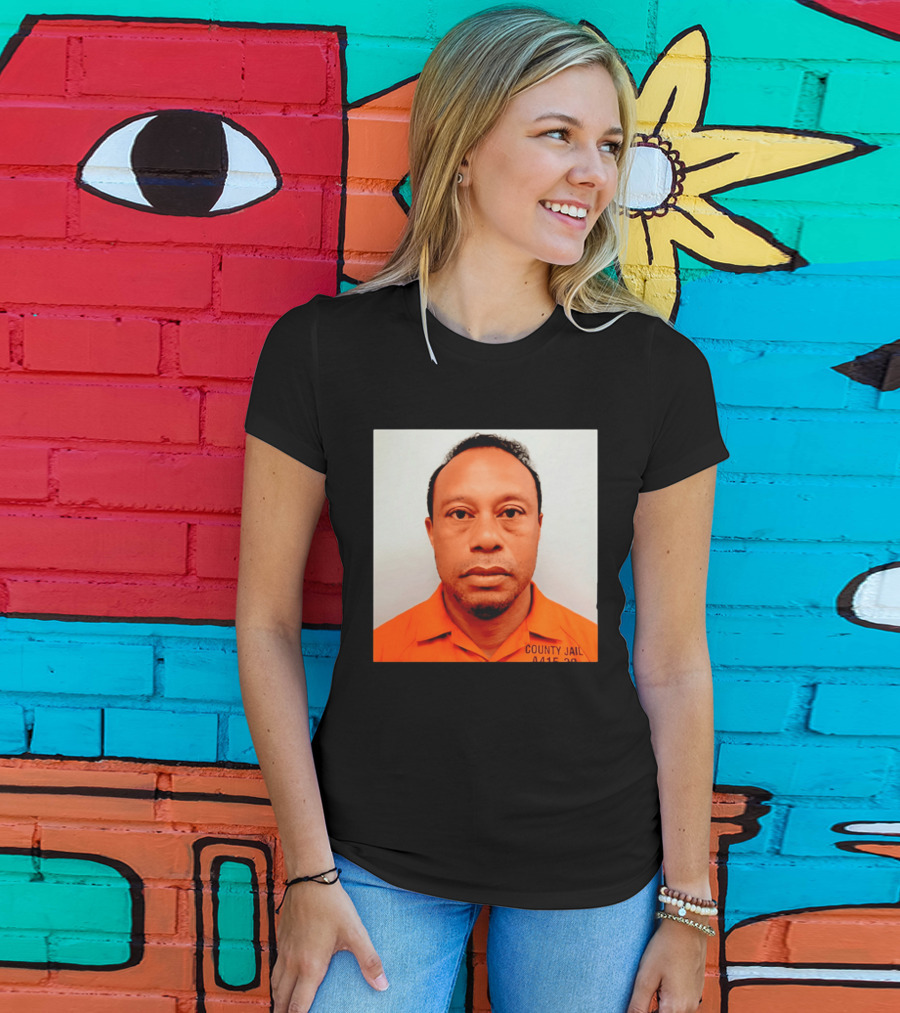 Tiger Woods 2026 County Jail 4415 29 Shot Edit T-Shirt