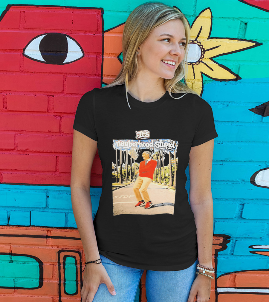 Mister Rogers Primitive Skateboarding It's Nayborhood Stupid T-Shirt