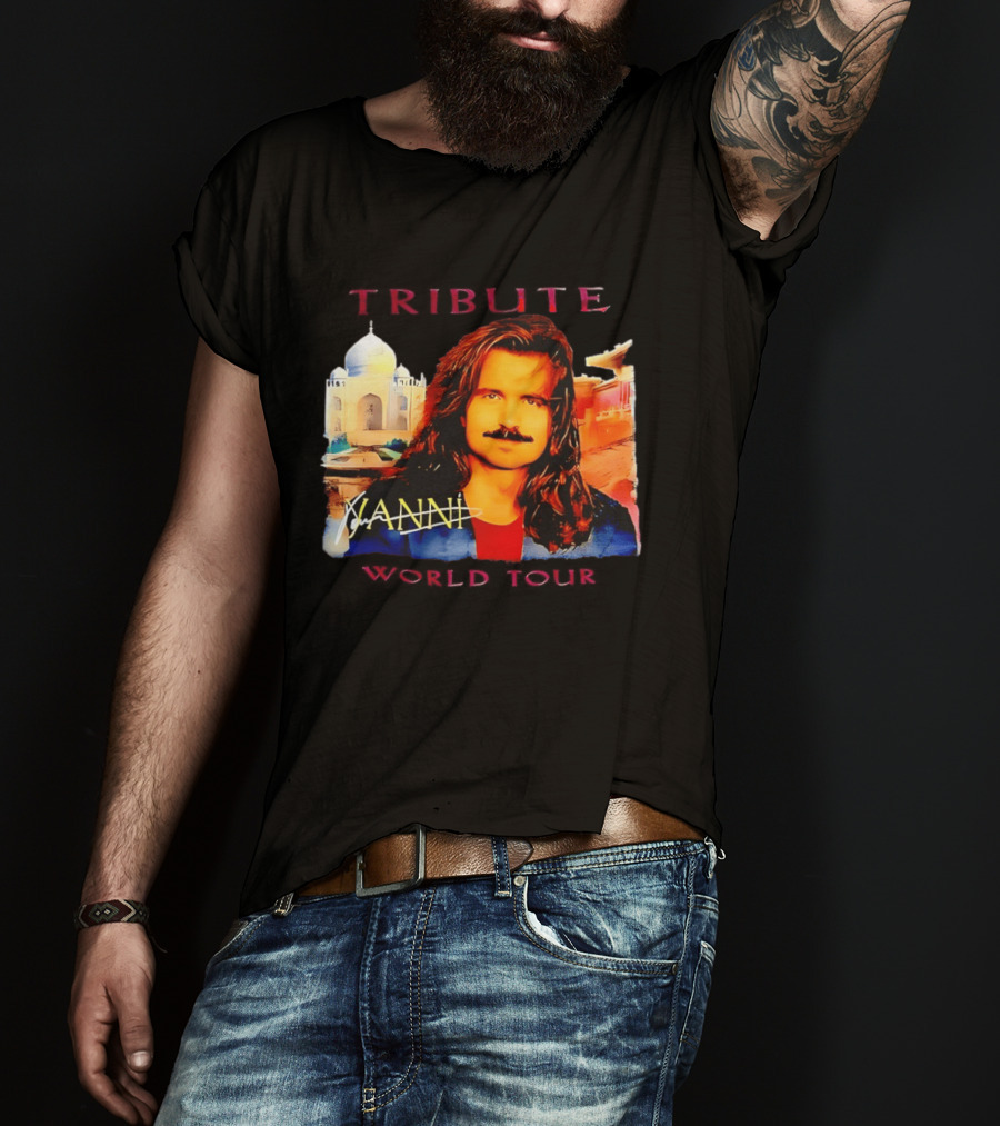 Yanni Tribute World Tour Taj Mahal T-Shirt